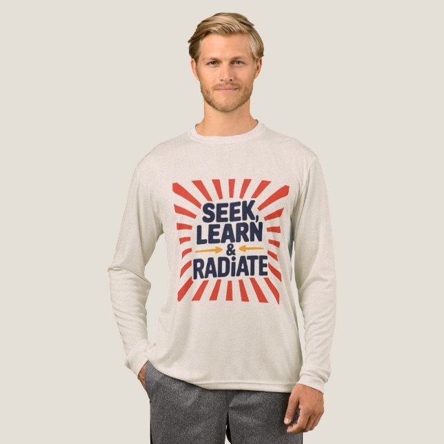 Camiseta Triblenda Tee de diseñador motivacional (Anverso Completo)