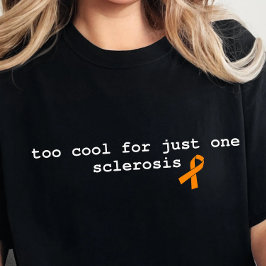 Camiseta Triblenda tee de guerrero de esclerosis múltiple, conciencia