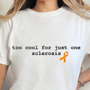Camiseta Triblenda tee de guerrero de esclerosis múltiple, conciencia