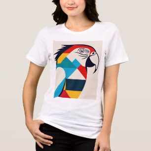 Camiseta Triblenda Tee de loro de bloques geométricos