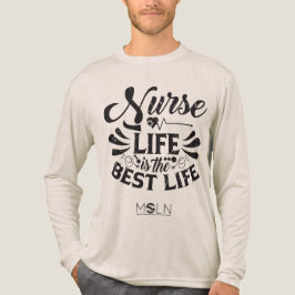 Camiseta Triblenda Tee De Manga Larga De La Luz De La Vida De La Enfe