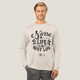 Camiseta Triblenda Tee De Manga Larga De La Luz De La Vida De La Enfe