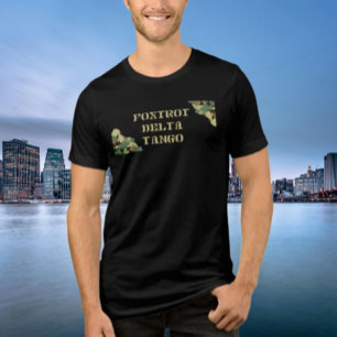 Camiseta Triblenda Tee de resistencia táctica FDT - Tango delta Foxtr