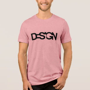 Camiseta Triblenda Tee de texto de diseño - Vibes creativas y artísti