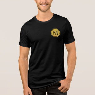 Camiseta Triblenda Tee de triple mezcla masculino de monograma person