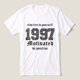 Camiseta Triblenda Tee gráfico motivacional: mantente fiel a ti mismo