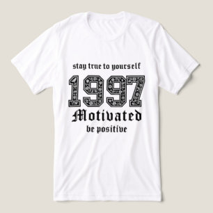 Camiseta Triblenda Tee gráfico motivacional: mantente fiel a ti mismo