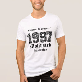 Camiseta Triblenda Tee gráfico motivacional: mantente fiel a ti mismo