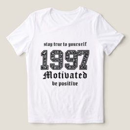 Camiseta Triblenda Tee gráfico motivacional: mantente fiel a ti mismo