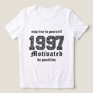 Camiseta Triblenda Tee gráfico motivacional: mantente fiel a ti mismo