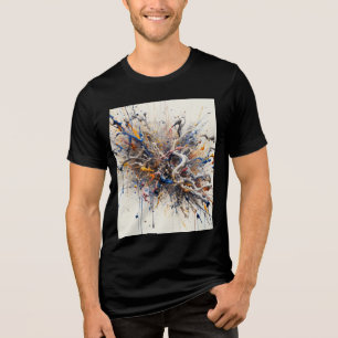 Camiseta Triblenda Tee Resumen de Burro de Energía - Esplash de pintu