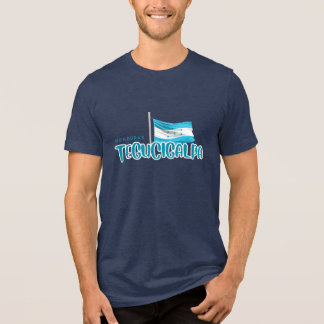 Camiseta Triblenda Tegucigalpa con bandera de Honduras