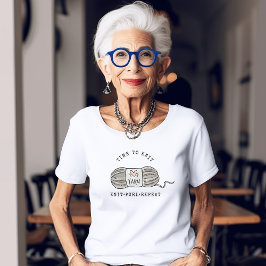 Camiseta Triblenda Tejidos de repetición de Knit Purl