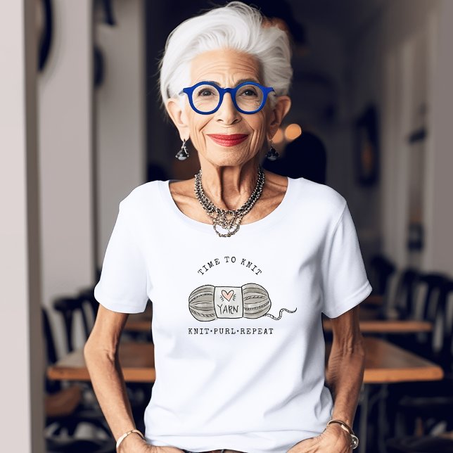 Camiseta Triblenda Tejidos de repetición de Knit Purl (Subido por el creador)