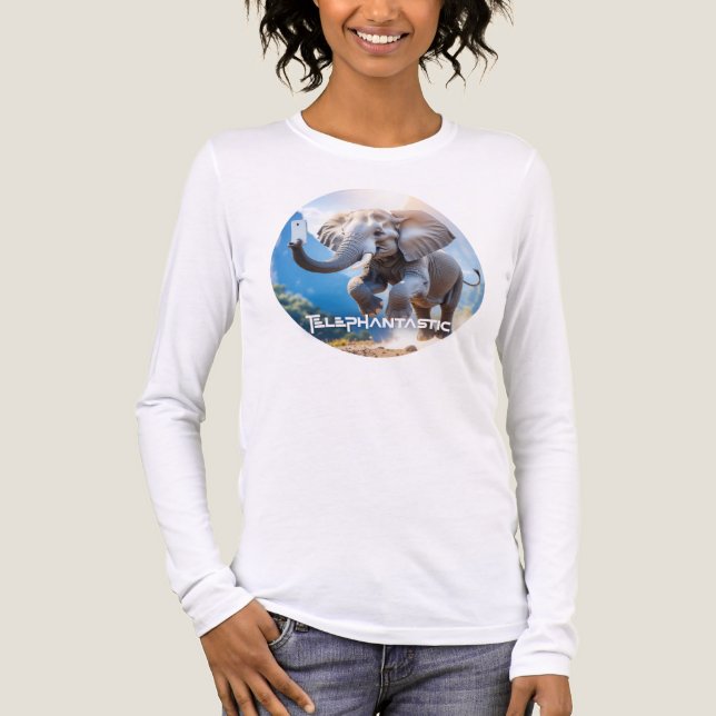 CAMISETA TRIBLENDA TELEFANTÁSTICO - (Anverso)