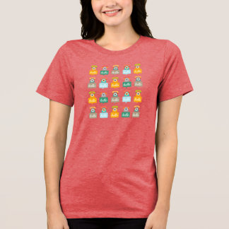 Camiseta Triblenda Teléfono retro Vintage Girly Hello Cute Coloroso
