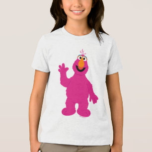 Camiseta Triblenda Telly Monster de Barrio Sésamo