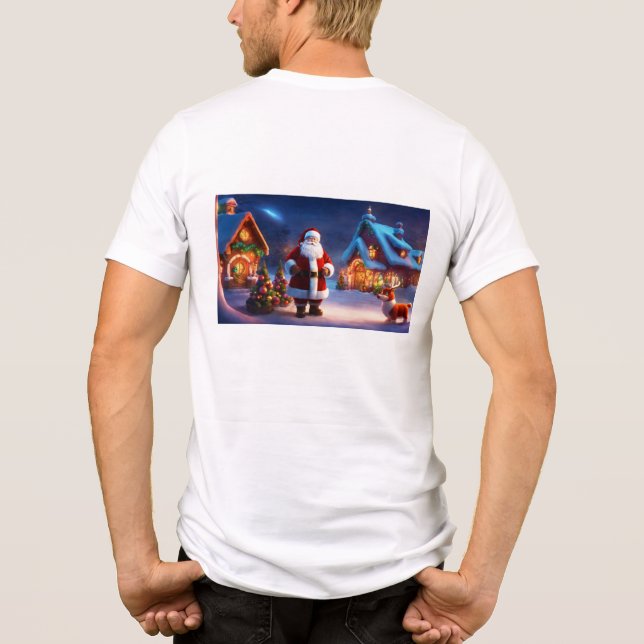 Camiseta Triblenda Tema de navidades (Reverso)