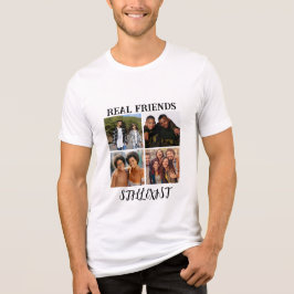 Camiseta Triblenda Temp fotográfico personalizado "Los verdaderos ami