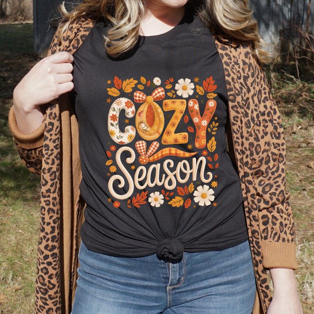 Camiseta Triblenda Temporada acogedora de otoño (Subido por el creador)