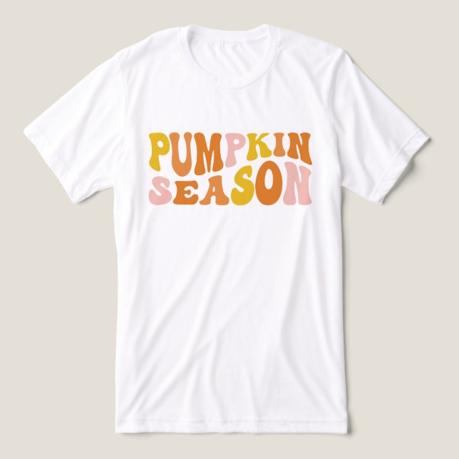 Camiseta Triblenda Temporada de calabaza (Diseño delantero )