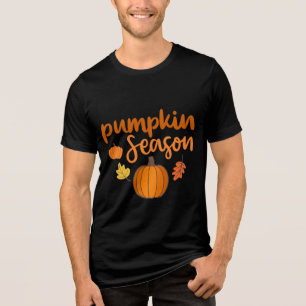 Camiseta Triblenda Temporada de Calabazas Otoño