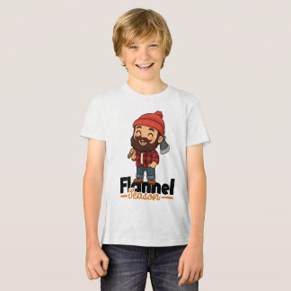 Camiseta Triblenda Temporada de Fall Flannel