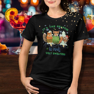 Camiseta Triblenda Temporada para rockear suéteres feos de animales d