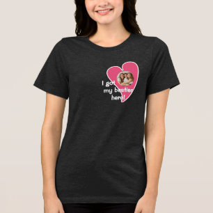 Camiseta Triblenda ¡Tengo a mis mejores amigas aquí! Foto personaliza