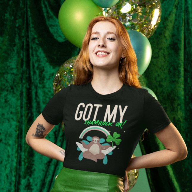 Camiseta Triblenda ¡Tengo Mi Shamrock! Humor del Día de San Patricio (Subido por el creador)