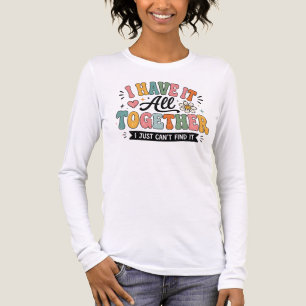 Camiseta Triblenda Tengo Todo Bajo Control Cita Divertida Colorida y 