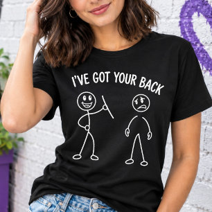Camiseta Triblenda Tengo Tu Espalda Apoyo Divertido