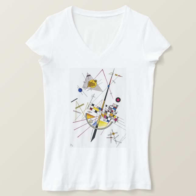 Camiseta Triblenda Tensión Delicada #85 - Kandinsky (Anverso del diseño)