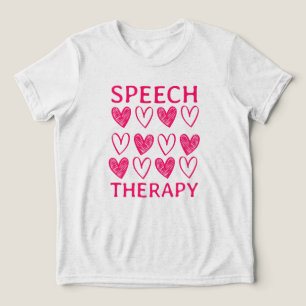 Camiseta Triblenda Terapia del habla Terapia del habla