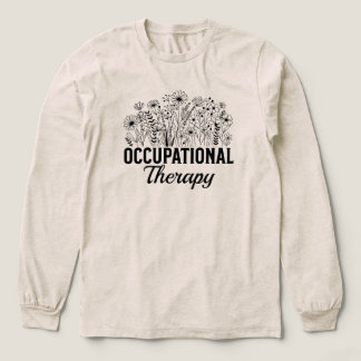 Camiseta Triblenda Terapia Ocupacional Floral Terapeuta Ocupacional T