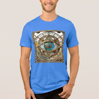 Camiseta Triblenda Tercer Ojo Vidrio Ornamentado de Ventana
