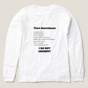 Camiseta Triblenda Tercera Enmienda Constitución Protesta Consentimie