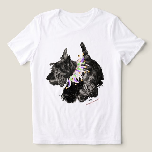 Camiseta Triblenda Terrier Escocés (Diseño delantero )