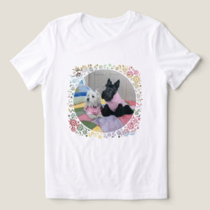 Camiseta Triblenda Terrier escocés con Westie