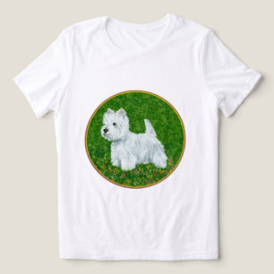 Camiseta Triblenda Terrier West Highland Blanco Greengrass