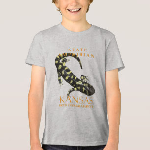 Camiseta Triblenda Territorio de Kansas Anfibio La Salamandra Barrada