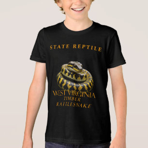 Camiseta Triblenda Territorio de Virginia Occidental Reptil La serpie