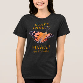 Camiseta Triblenda Territorio Hawaii Insecta La Mariposa Kamehameha