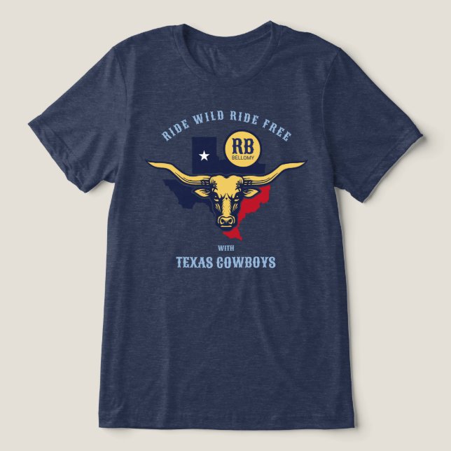 Camiseta Triblenda Texas Longhorn (Diseño delantero )