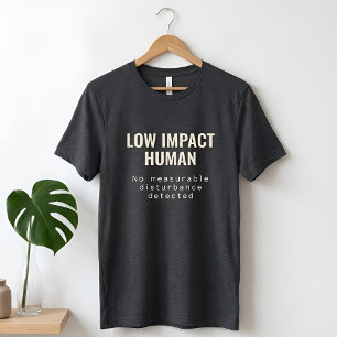 Camiseta Triblenda Texto Académico   Humano de Bajo Impacto   Tri-Ble