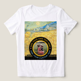 Camiseta Triblenda Texto de foto personalizado - Aniversario de la Fi