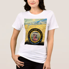 Camiseta Triblenda Texto de foto personalizado - Aniversario de la Fi