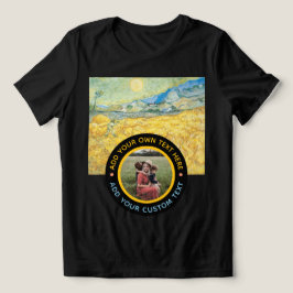 Camiseta Triblenda Texto de foto personalizado - Aniversario de la Fi