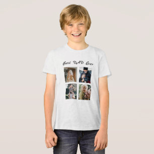 Camiseta Triblenda Texto personalizado e imagen x4