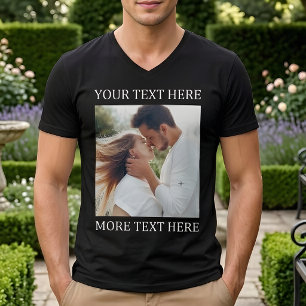 Camiseta Triblenda Texto y Foto Personalizados